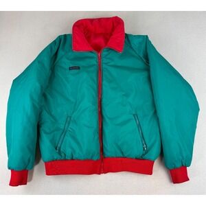 Vintage Columbia Men's‎ XL Reversible Jacket Skiing Y2K Colorful